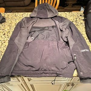 Full zip steep check the north face men’s size 3 XL black on black